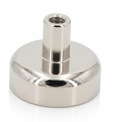 D-Series Pot Magnet – Female Threaded Boss