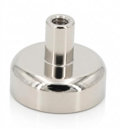 D-Series Pot Magnet – Female Threaded Boss